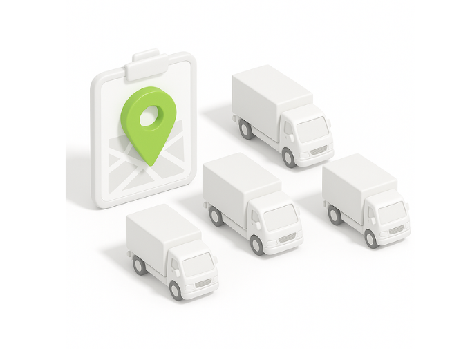 Logistik-Fuhrparkmanagement